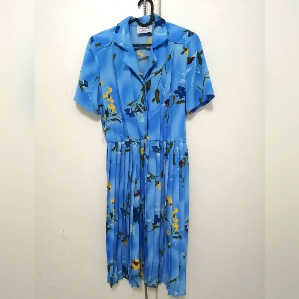 💙 Return to the 90s| Vintage Leslie Belle midi dress